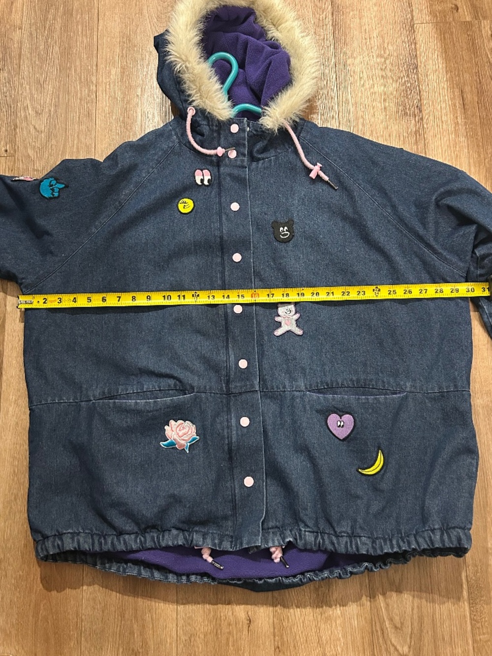 Lined denim jacket - Picture 8 of 9